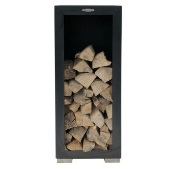 Wood Storage Black standing