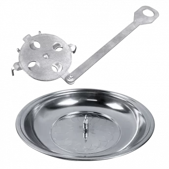 Ventilation set with tray