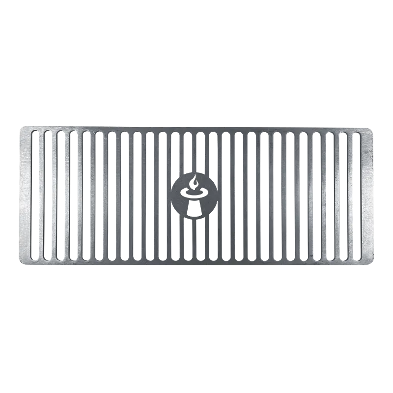 Reckteckiges Grillrost aus Edelstahl für Feuerstelle Magnus Edelstahl