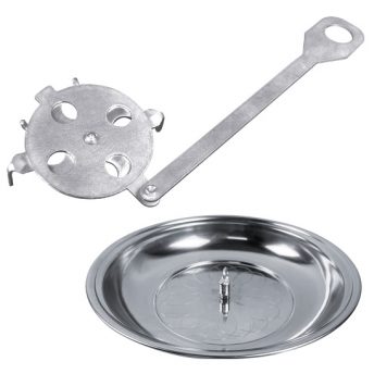 Ventilation set with tray