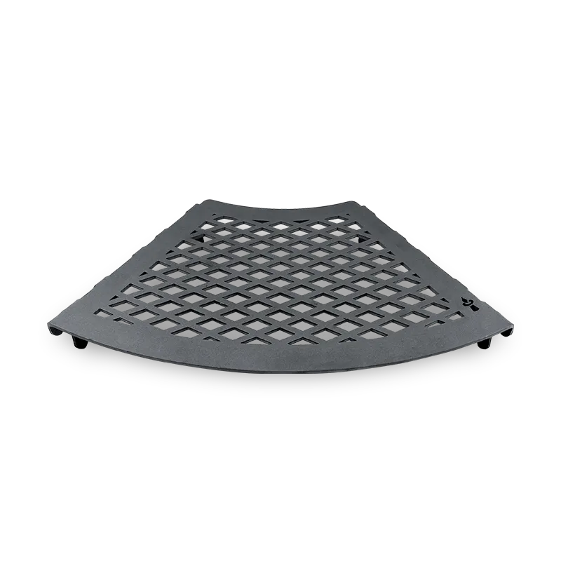 Grillmodul Grillrost mit kleinen Rauten aus Stahl
