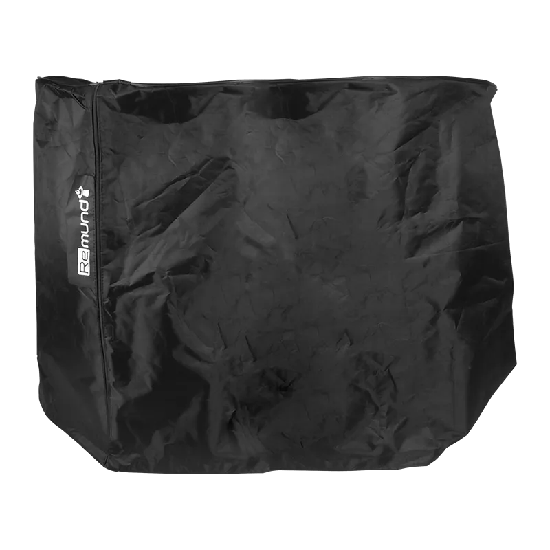 Schwarze große Abdeckplane aus Impertex für Vulcano M und L Feuerstellen