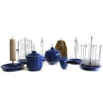 Neun verschiedene Grillgondeln in Blau für Remundi Classic Modelle