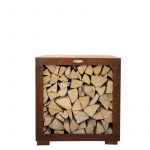 Remundi Holzlager quadratisch mit Brennholz